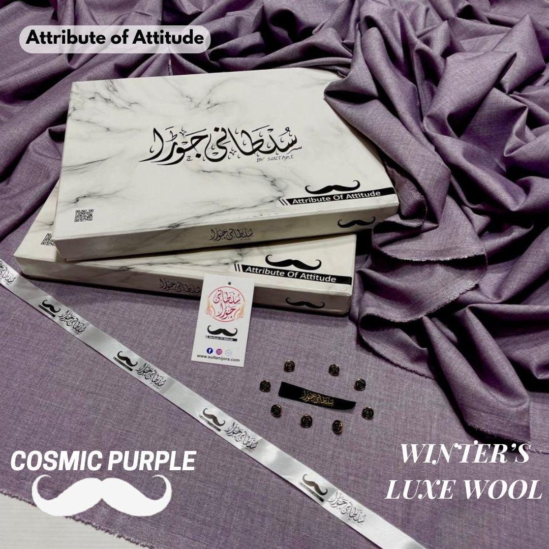 Purple gents wool suits