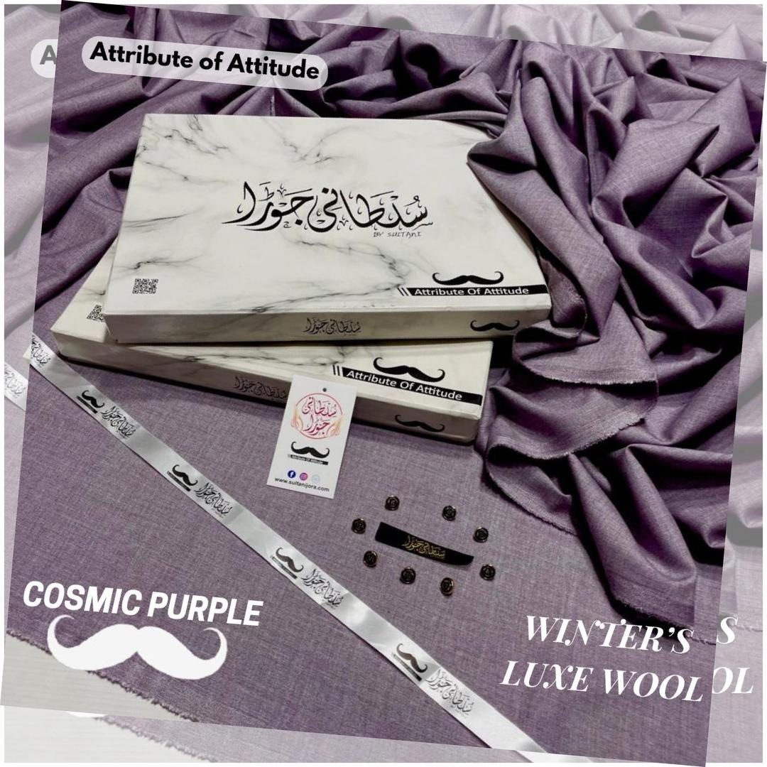 Purple gents wool suits