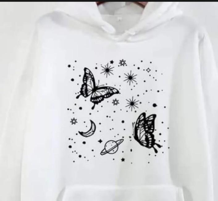 women butterfly hoodie